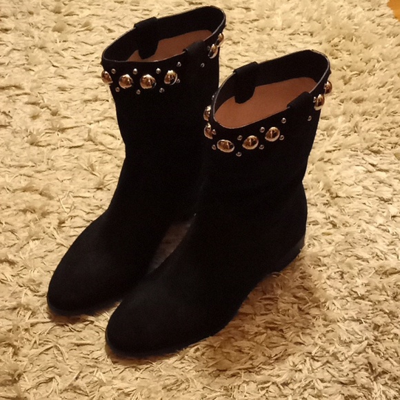 Michael Kors Leather Boots Women's Size 7.5 - Picture 1 of 10